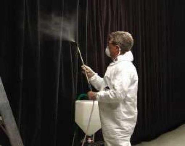 Пропитка  огнезащитными  составами текстильных материалов ,  штор,  занавесей,  одежды сцены — фото 2